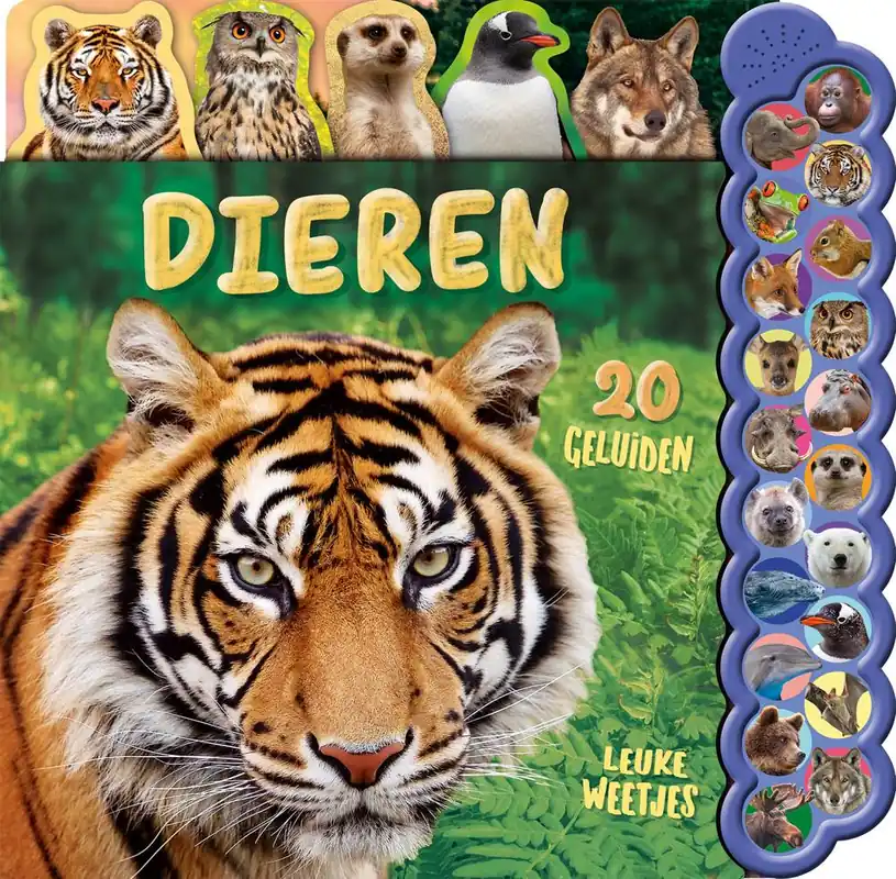 Dieren - 20-geluidenboek / Druk 1 Populair